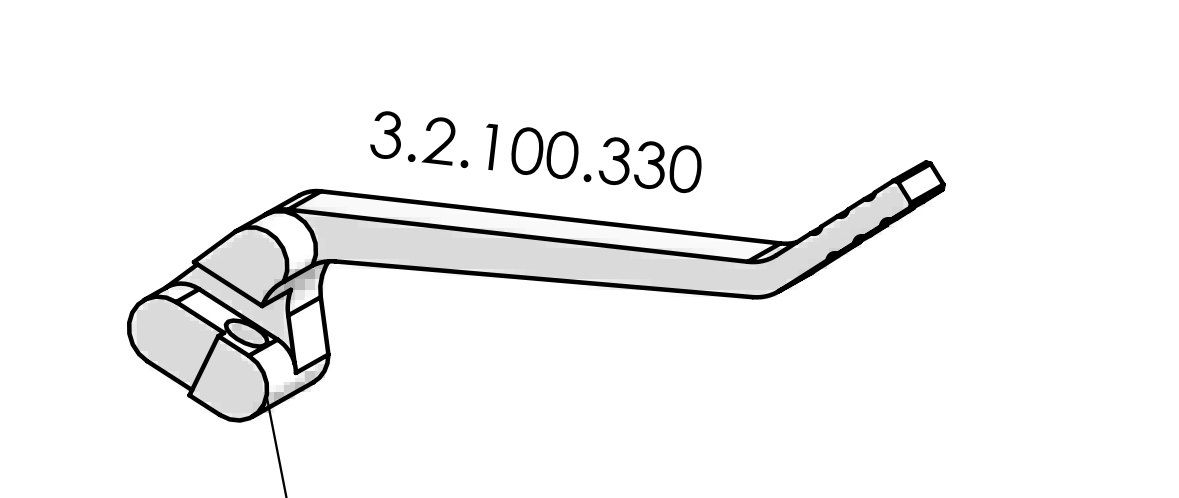 Bild von Feinwerkbau Zusatzspannhebel